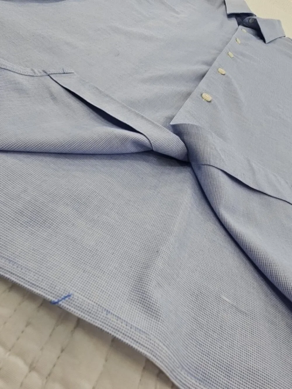 Banana Republic‎ Shirt Men's XL Blue Slim Fit Long Sleeve Wrinkle Resistant EUC